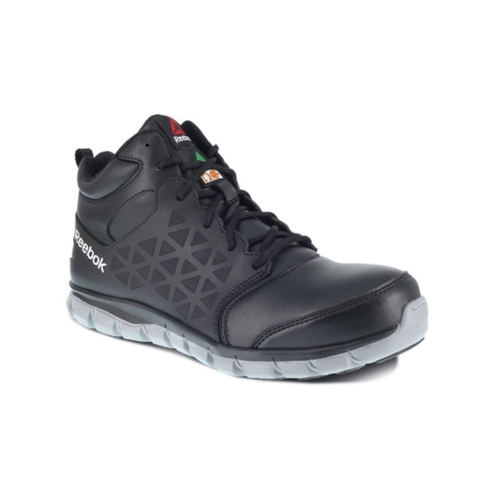 Reebok Men's Black Composite Steel Toes Work Safety Shoes Boots CSA size 12